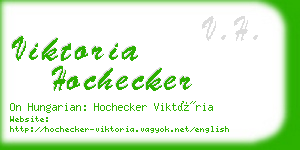 viktoria hochecker business card